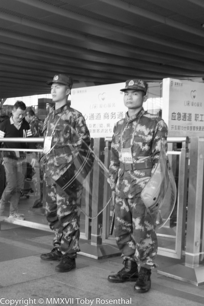Street Photography China Railway Station Security