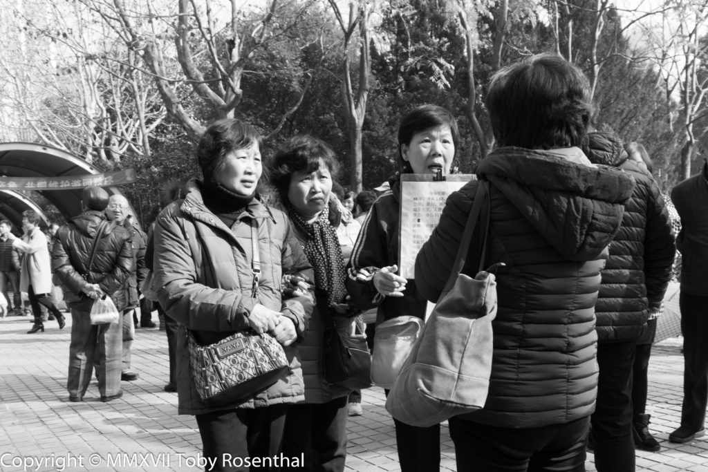 Street Photography Four Women Matchmaking